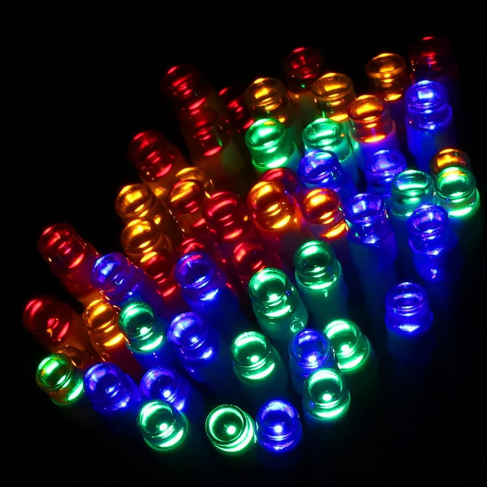 Lampki choinkowe 100 Led na baterie multikolor programator