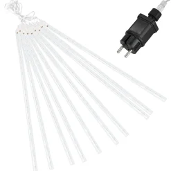 Lampki choinkowe 480 Led sople, meteory zew. niebieskie