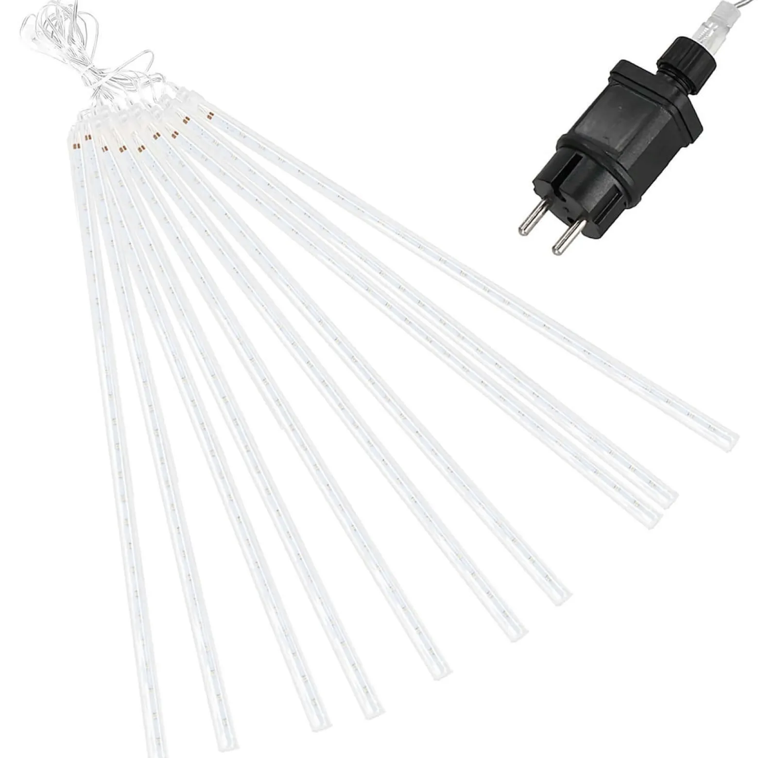 Lampki choinkowe 480 Led sople, meteory zew. niebieskie