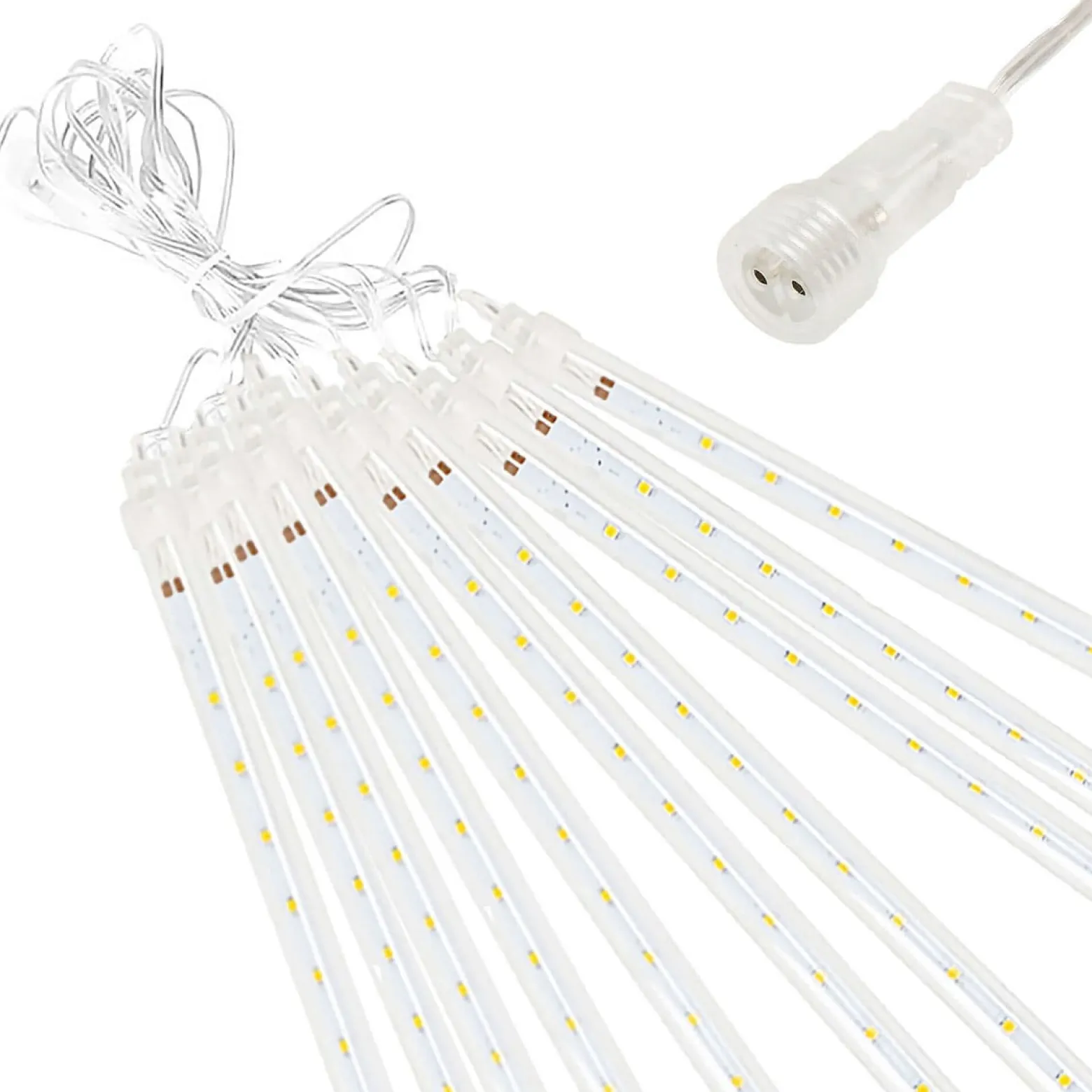 Lampki choinkowe 480 Led sople, meteory zew. niebieskie