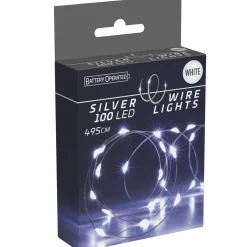 Lampki 100 Led Na Baterie Dekoracja Na Boże Narodzenie 495Cm