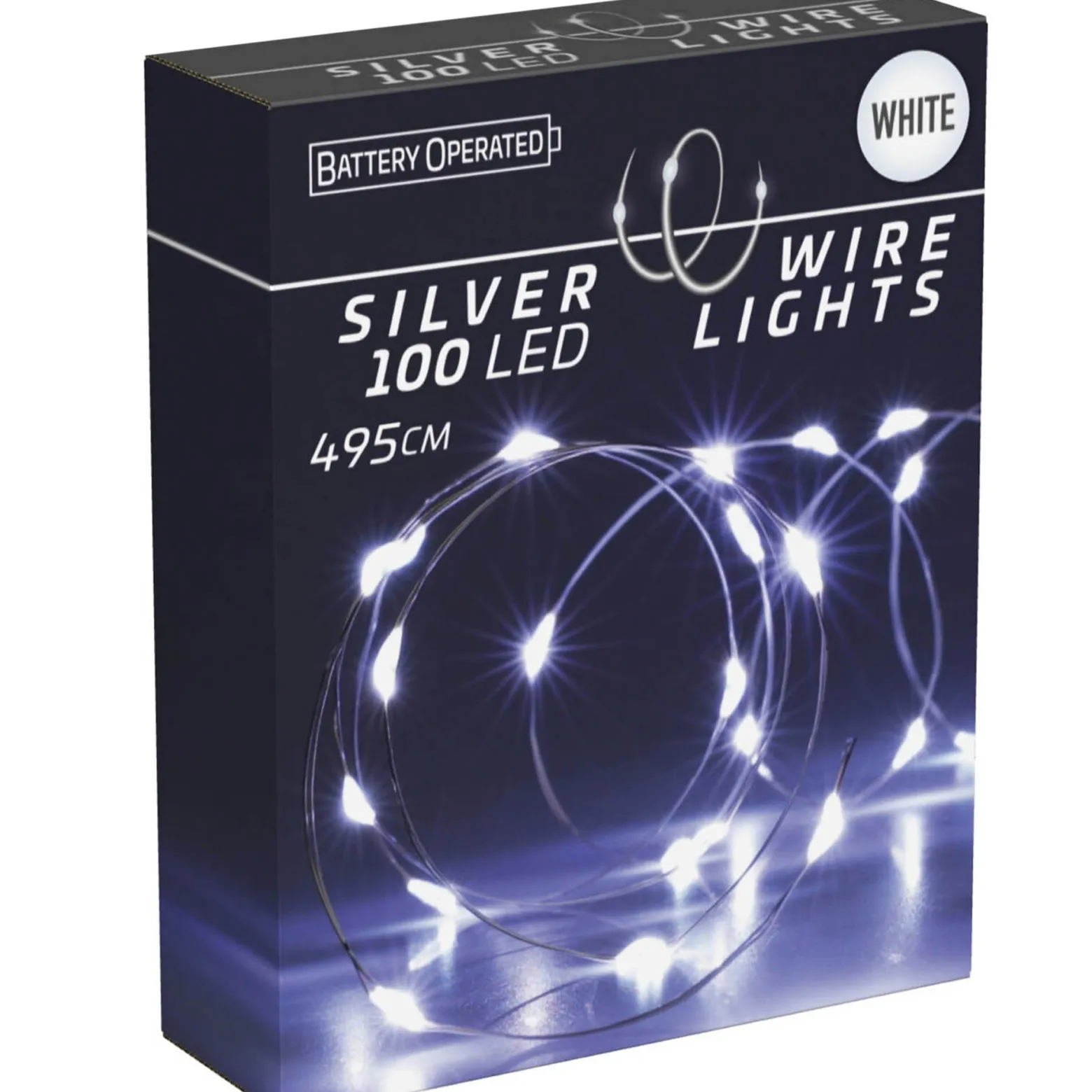 Lampki 100 Led Na Baterie Dekoracja Na Boże Narodzenie 495Cm