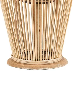 Latarnia TAHITI Drewno bambusowe 72 cm Naturalny