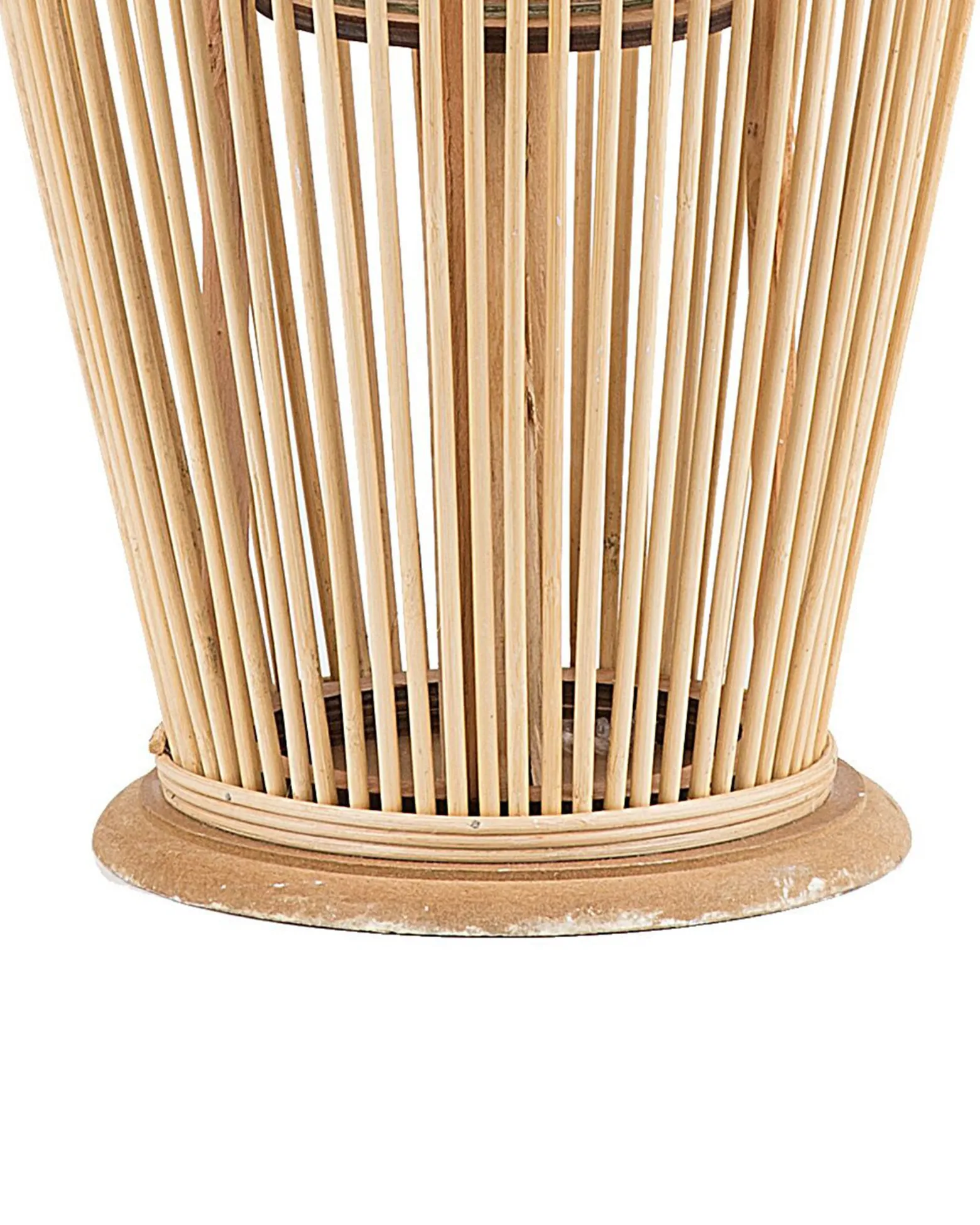 Latarnia TAHITI Drewno bambusowe 72 cm Naturalny