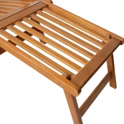 Leżak Drewniany Ogrodowy Leżanka Wypoczynkowa Na Taras Balkon Ogród