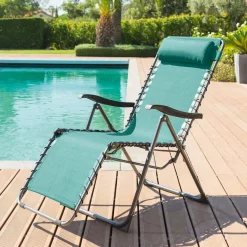 Leżak Relax turkusowy