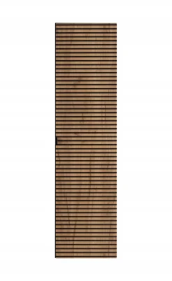 LOFT Słupek łazienkowy 136 czarny/dąb craft złoty