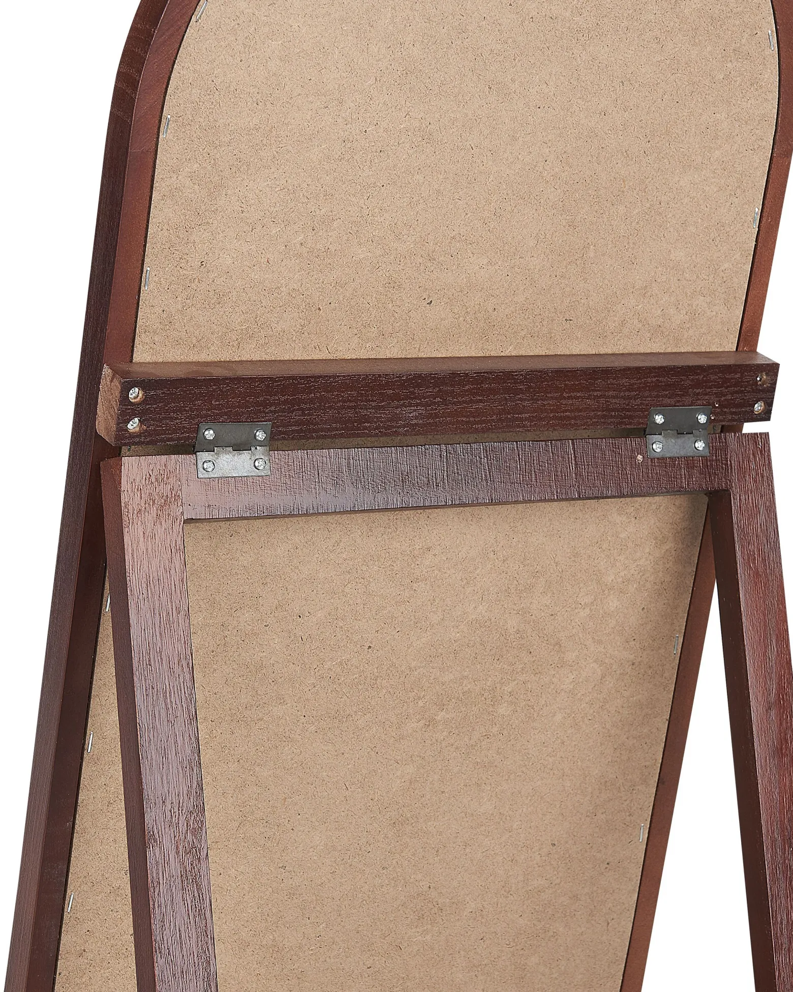 Lustro podłogowe stojące 30 x 150 cm ciemne drewno