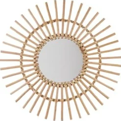Lustro boho Sun rattan 58cm
