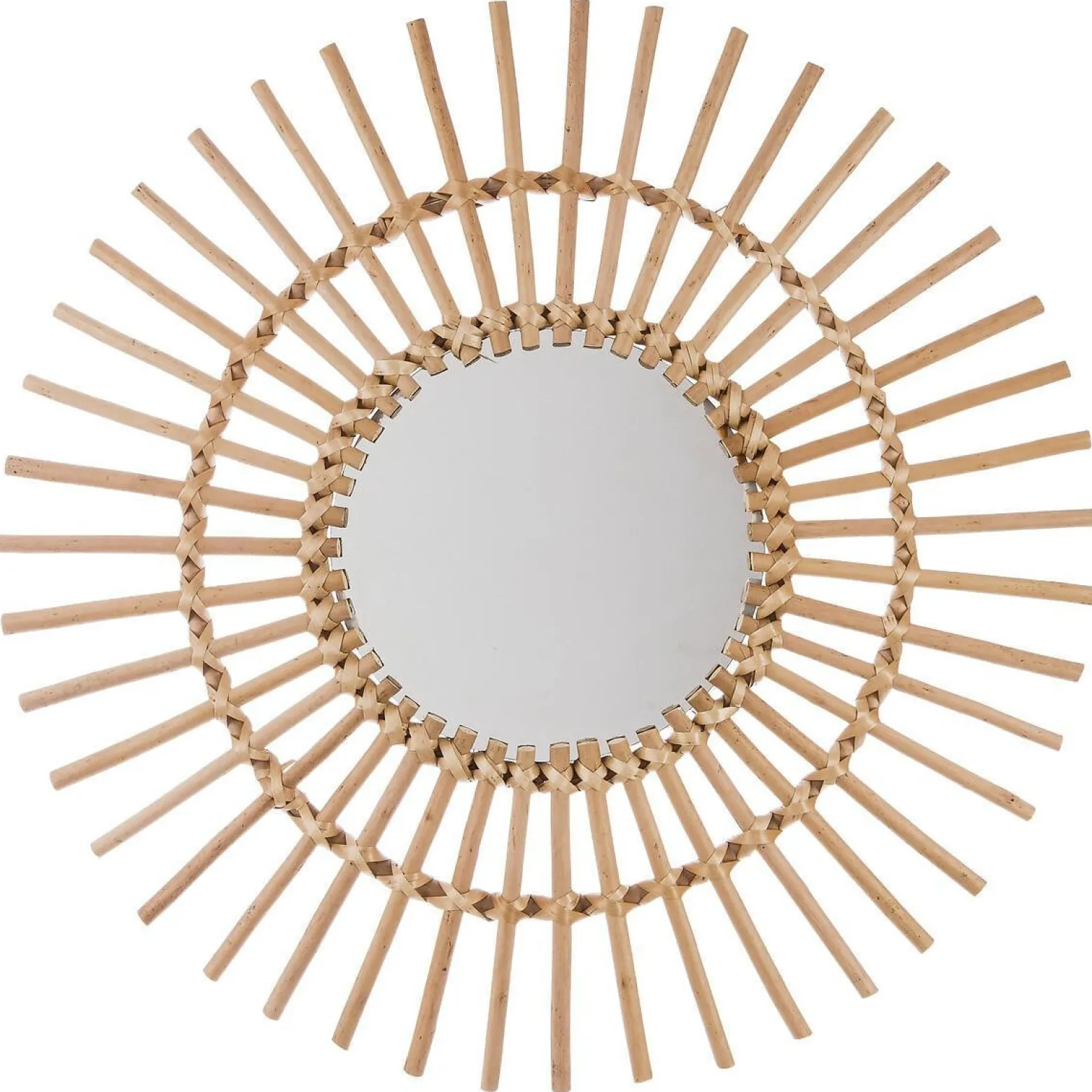 Lustro boho Sun rattan 58cm