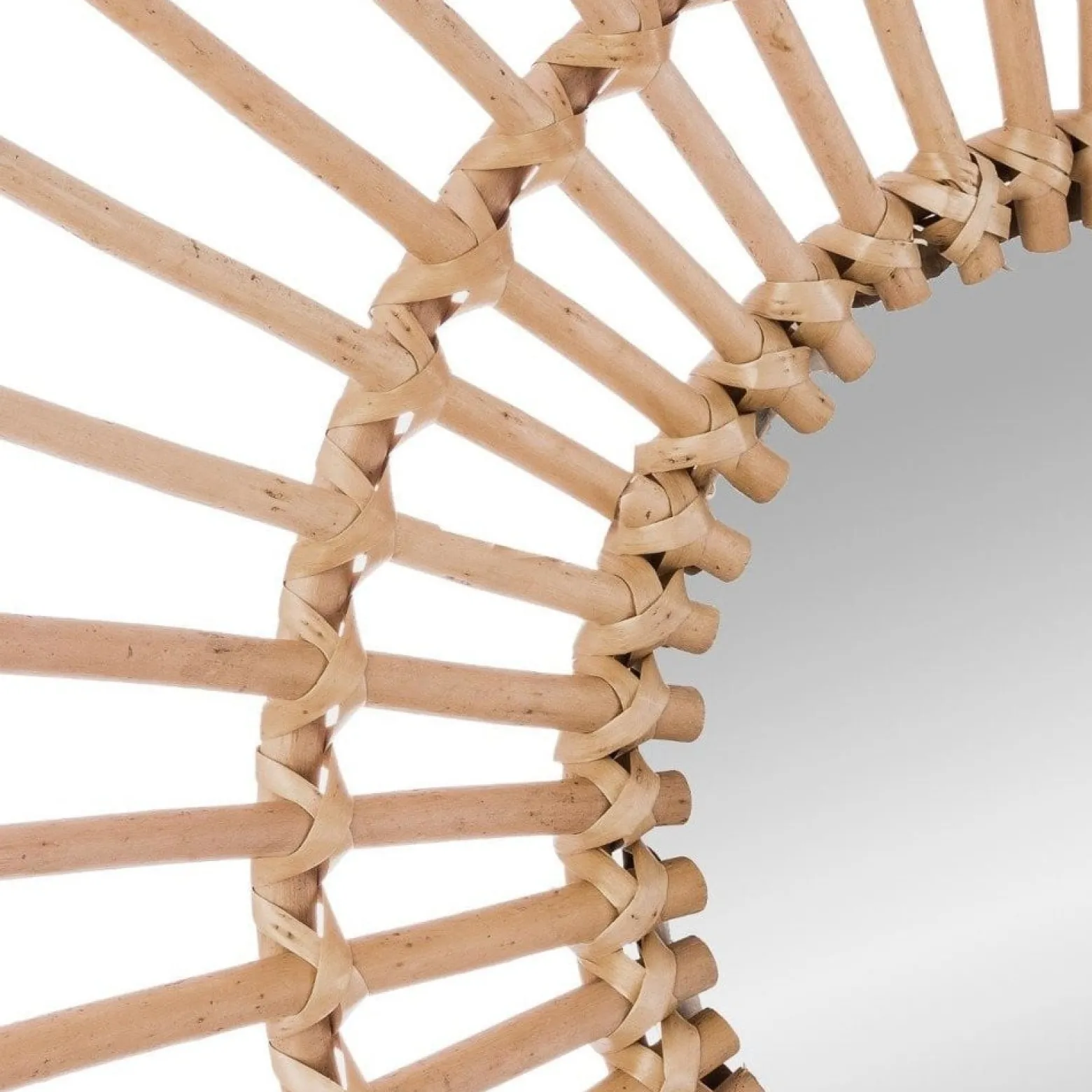 Lustro boho Sun rattan 58cm