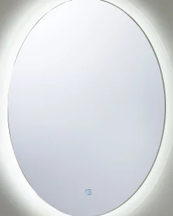 Lustro ścienne łazienkowe rama LED 60x80