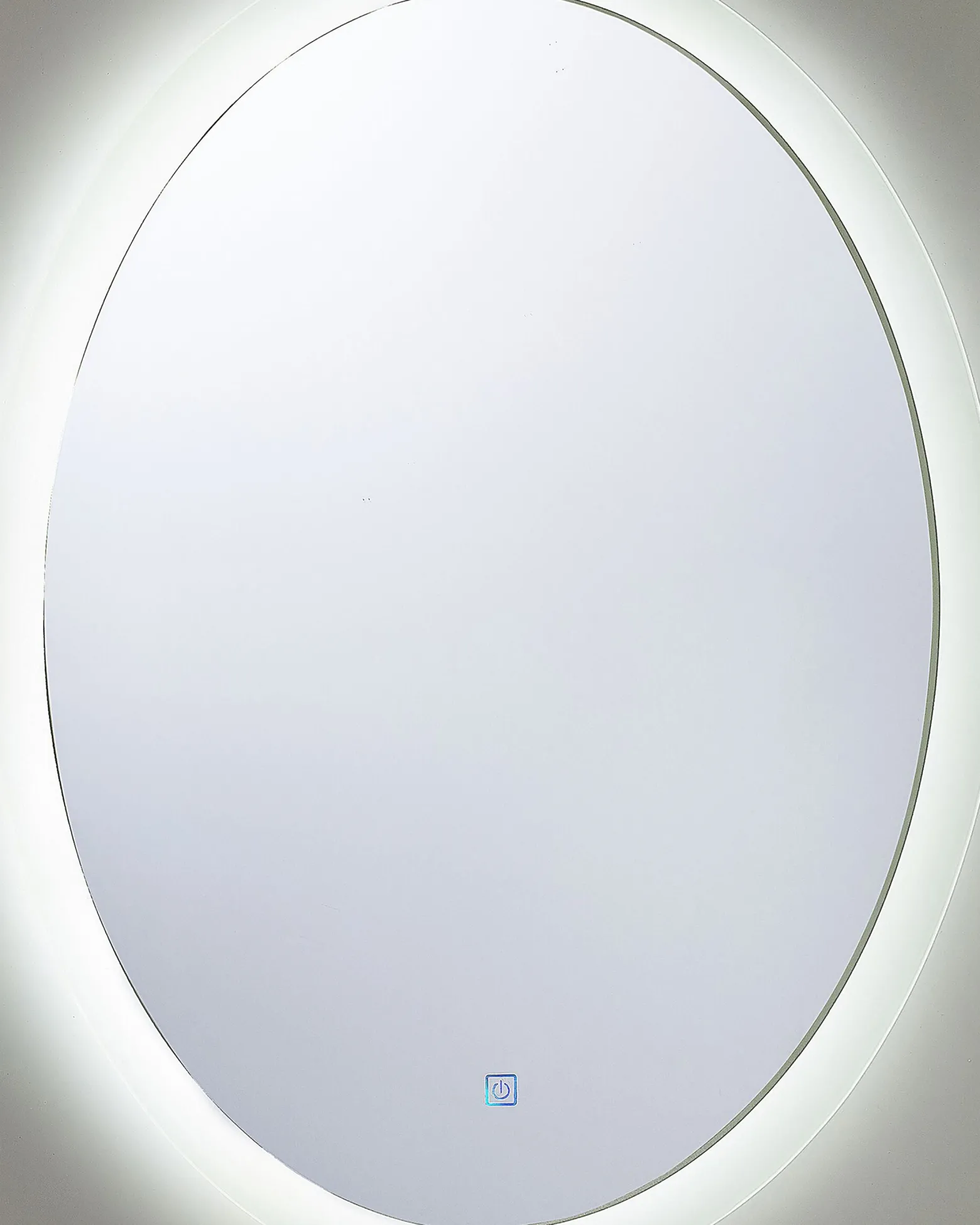 Lustro ścienne łazienkowe rama LED 60x80