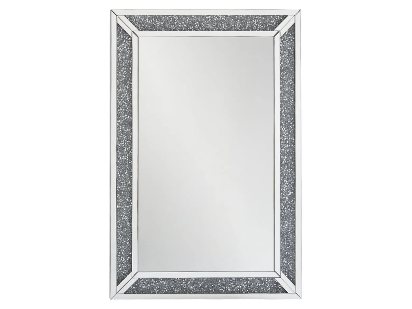Lustro ścienne Denver 80x120 cm srebrny