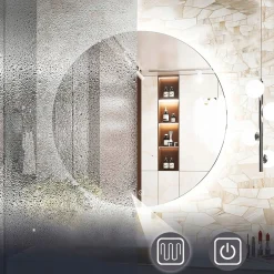 Lustro ścienne LED 60cm HZJ060