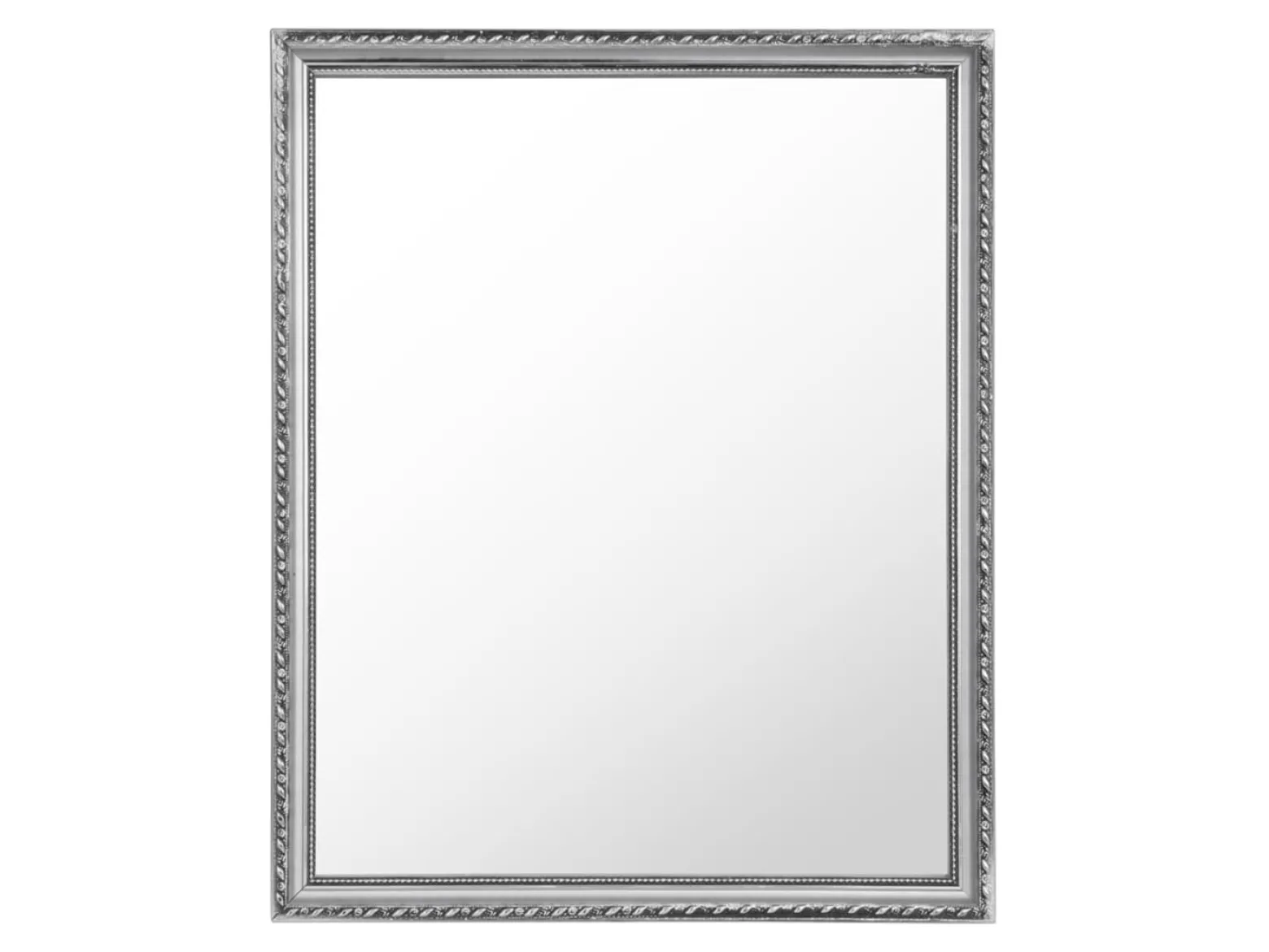 Lustro ścienne Lucy 45x55 cm srebrne