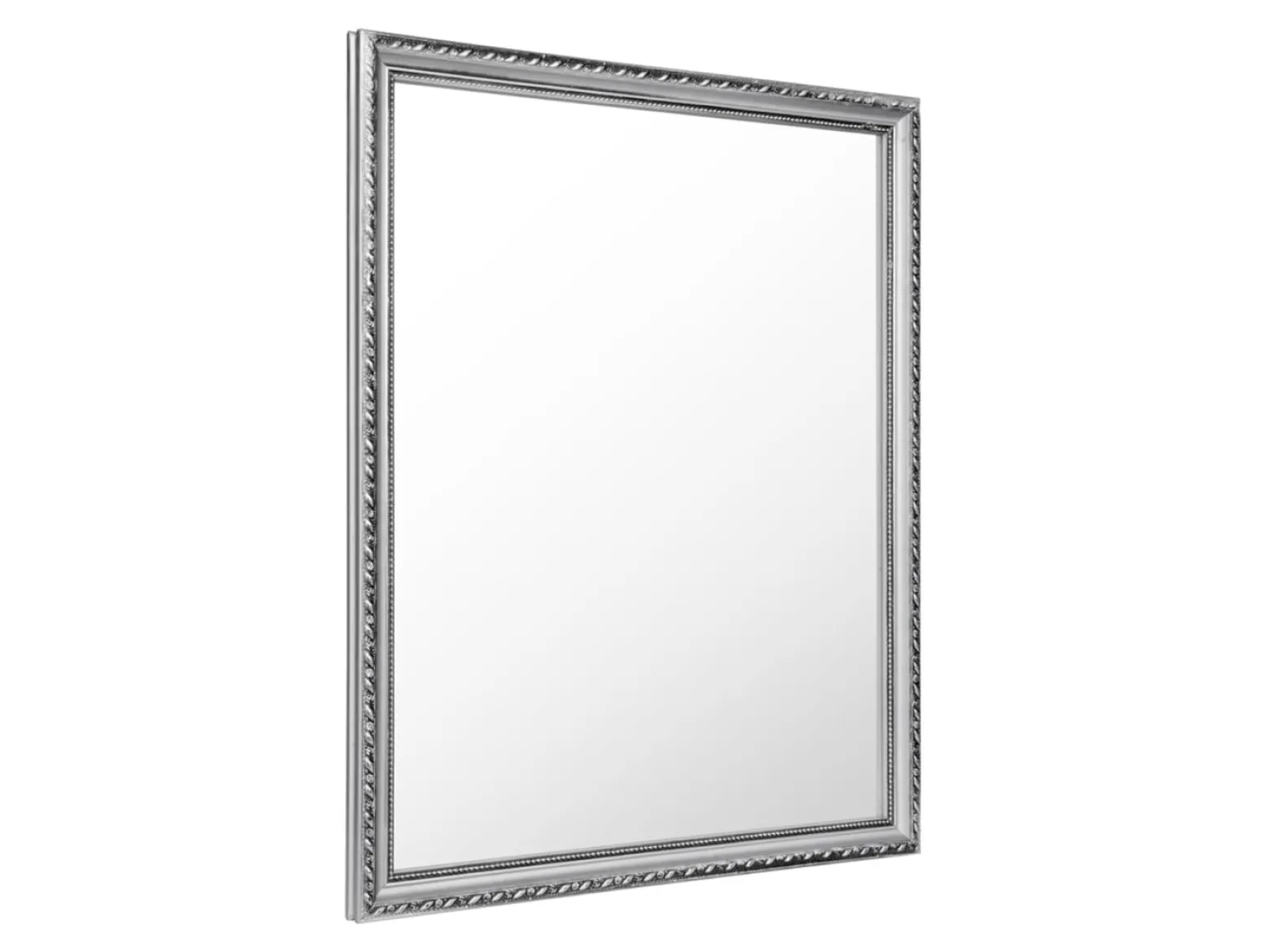 Lustro ścienne Lucy 45x55 cm srebrne