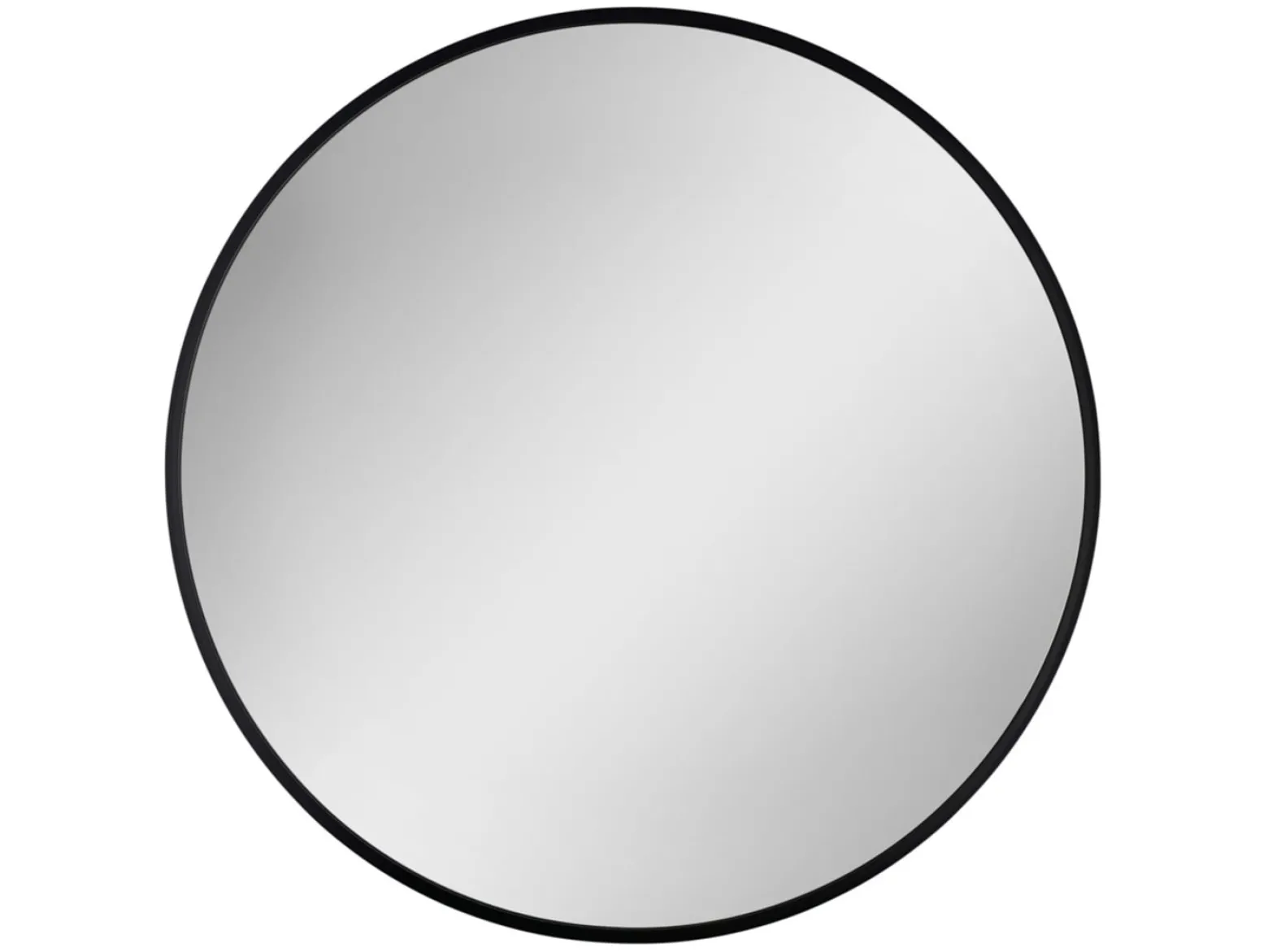 Lustro ścienne Nico Black 60 cm okrągłe czarne