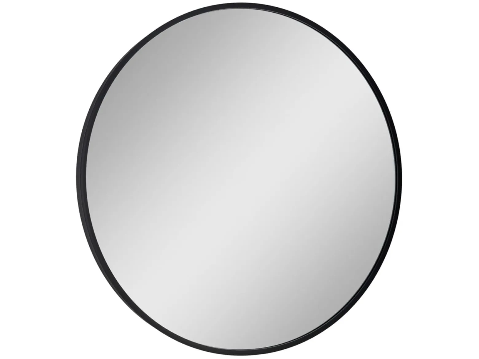 Lustro ścienne Nico Black 60 cm okrągłe czarne
