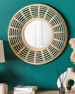 Lustro ścienne okrągłe bambus ø 60 cm