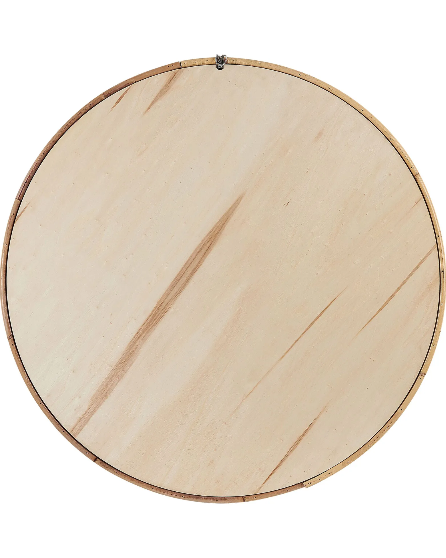Lustro ścienne okrągłe rattan 60 cm