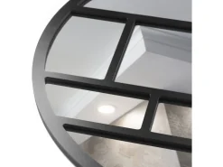 Lustro ścienne Ornament Anne 50 cm czarne
