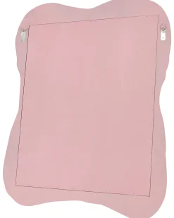 Lustro ścienne PENCRAN 60 x 80 cm Różowy