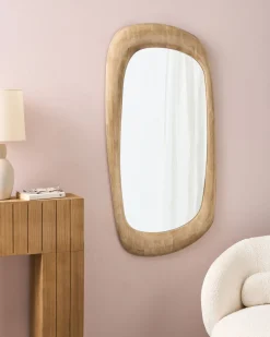 Lustro ścienne TRIZAY 57 x 120 cm Brązowy