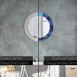 Lustro dekoracyjne Ścienne fi60 okrągłeMotyl