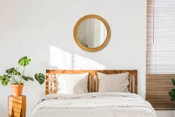 Lustro dekoracyjne Ścienne fi60 okrągłeVintage loft styl