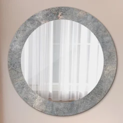 Lustro dekoracyjne Ścienne fi60 okrągłe - Vintage beton
