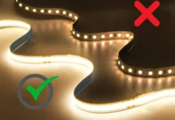 Lustro led 60x50 cm zaokrąglone rogi podświetlane ledowe + cob 480 diod/m