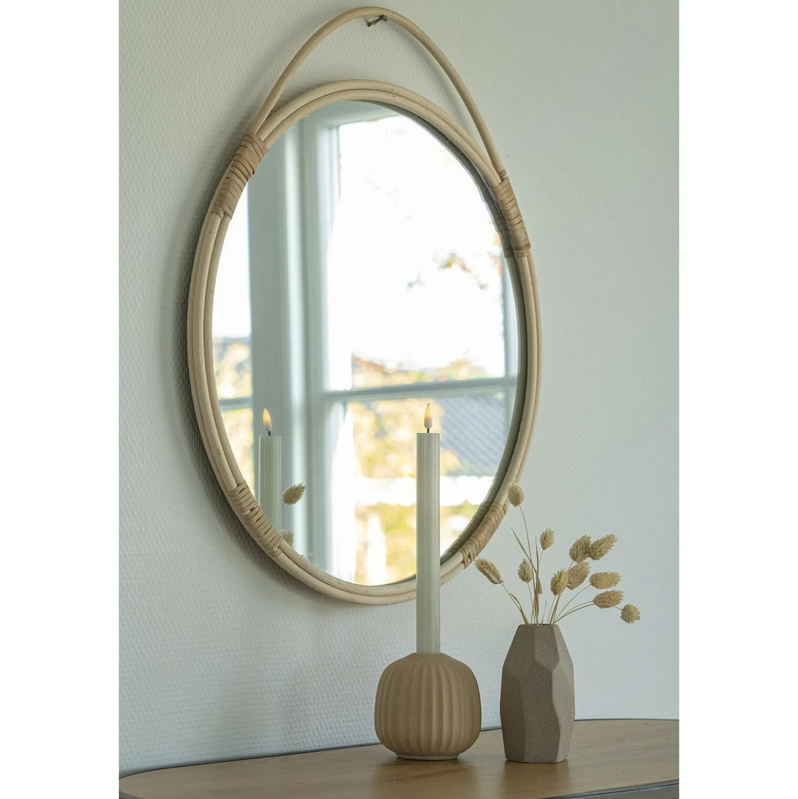 Lustro Malo rattan naturalne