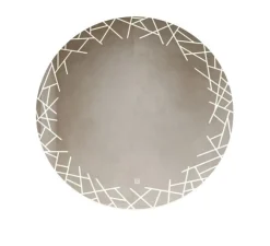 Lustro Okrągłe Led Fi60Cm Wzór