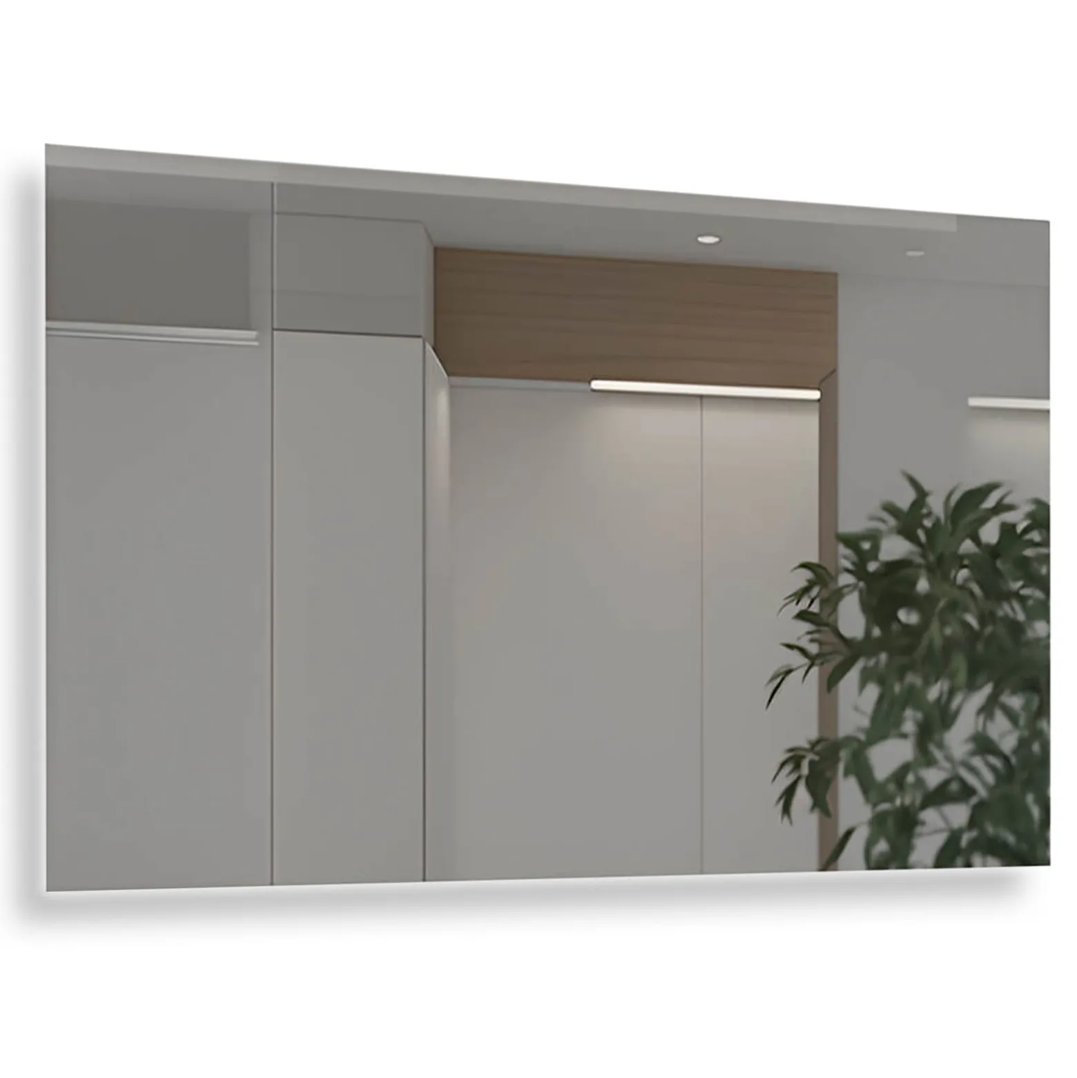 Lustro podświetlane łazienkowe LED 80x60 Poziome Barwa Neutralna
