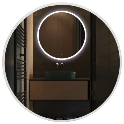 Lustro podświetlane LED MOON 60 cm Antypara, Zmiana barwy