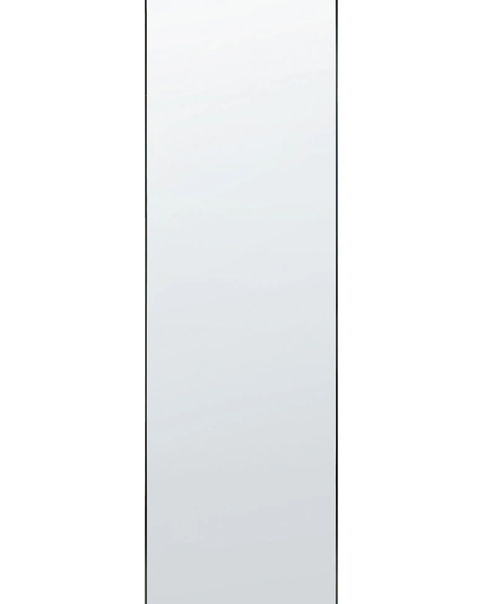 Lustro stojące z ramą czarną 50 x 156 cm
