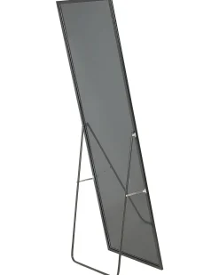 Lustro stojące z ramą czarną 50 x 156 cm