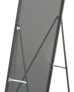 Lustro stojące z ramą czarną 50 x 156 cm