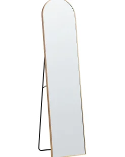 Lustro stojące z ramą złotą 36 x 150 cm