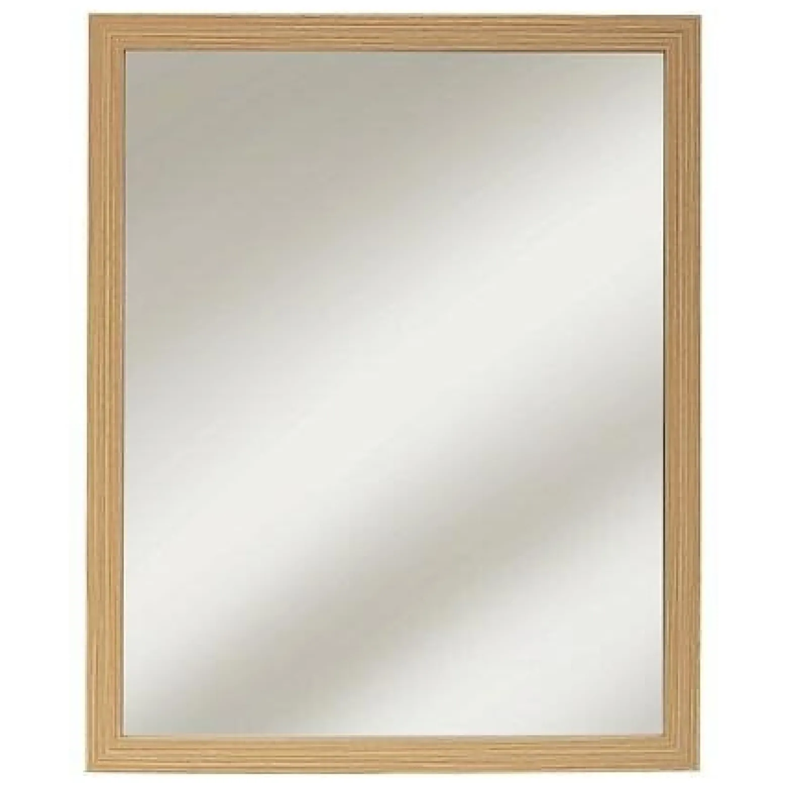 Lustro Tasso prostokątne naturalne 44 x 54 cm płyta mdf