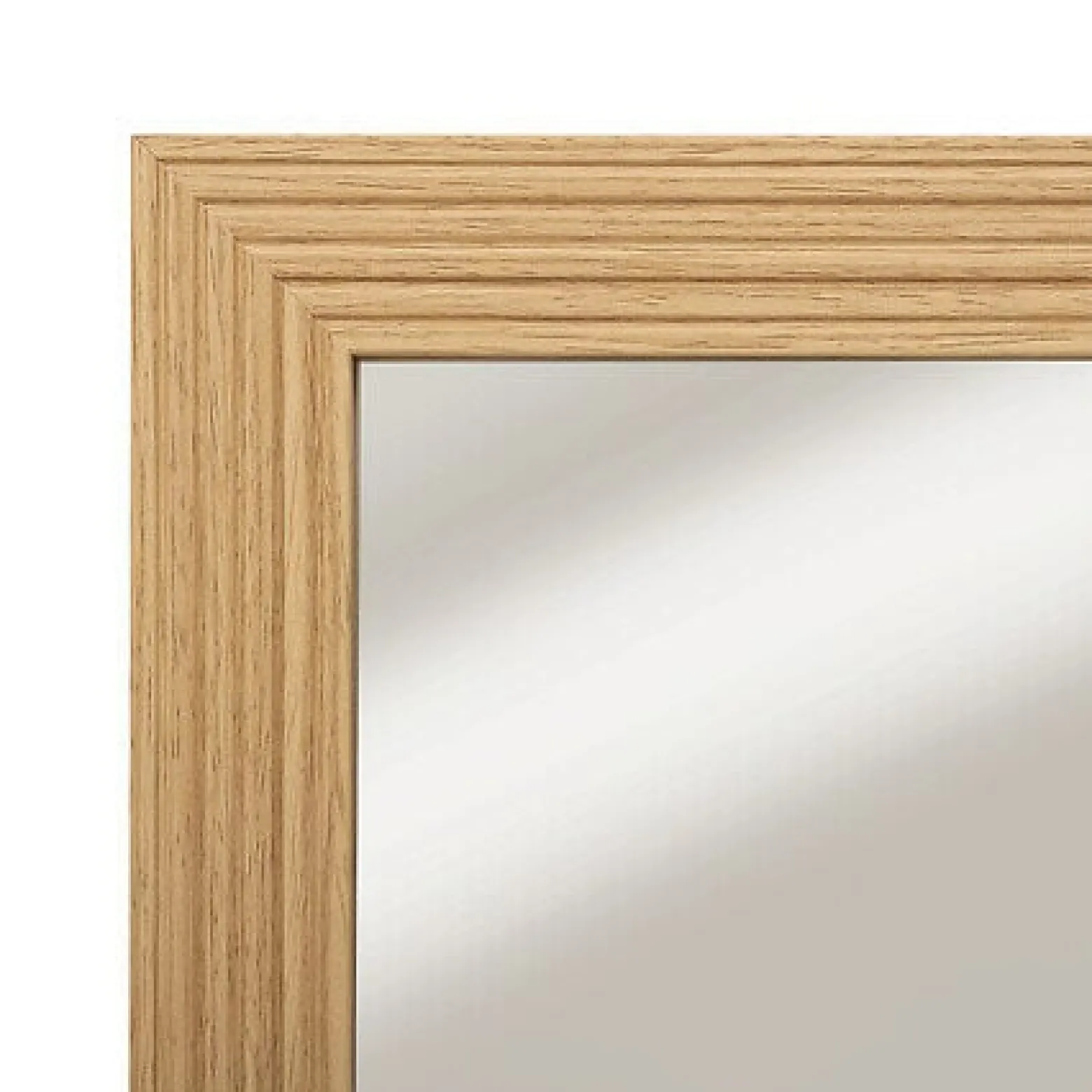 Lustro Tasso prostokątne naturalne 44 x 54 cm płyta mdf