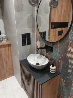 Lustro 40 W Czarnej Ramie Aluminiowej Loft Bez Oświetlenia