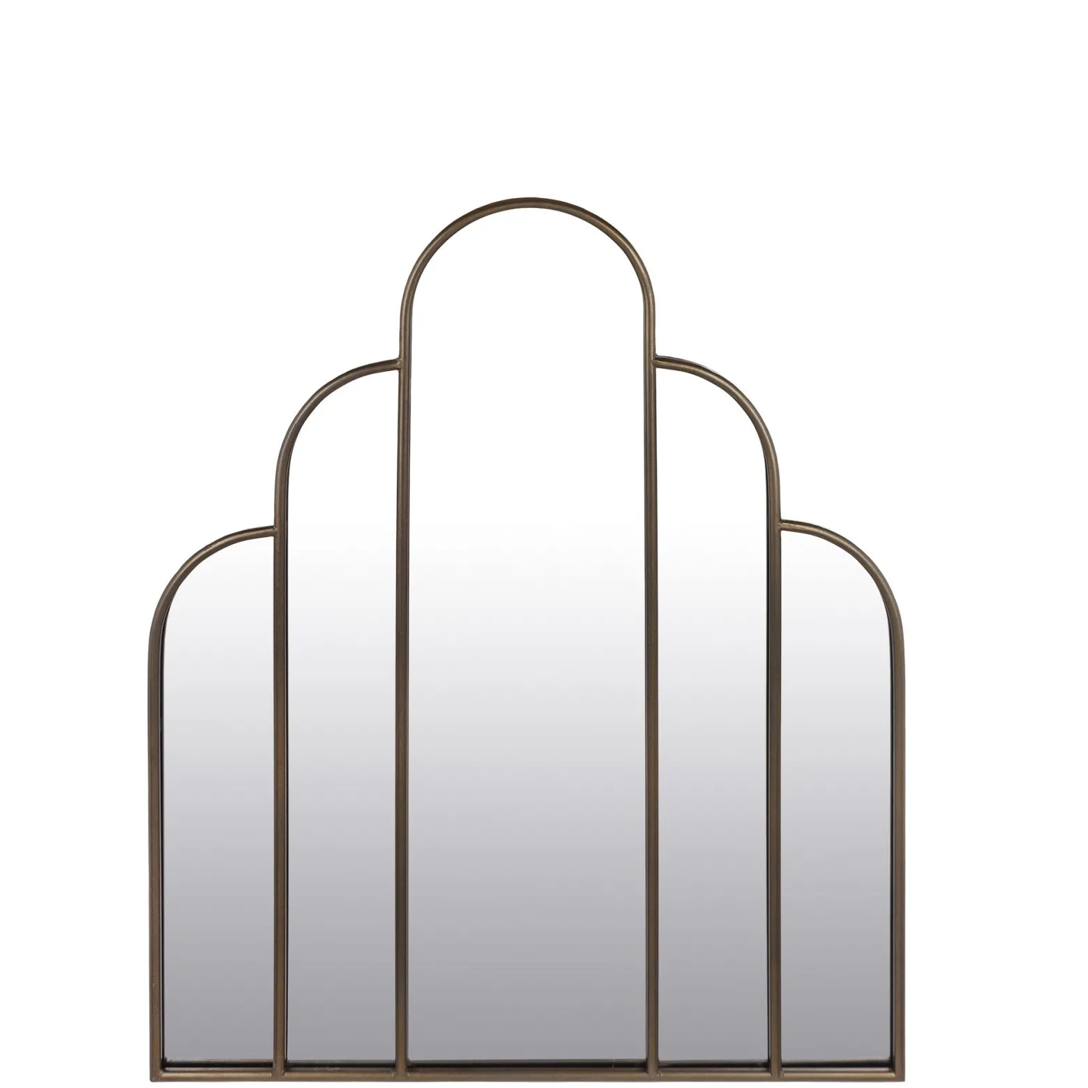 Lustro w metalowej ramie 81x66x2,5 cm