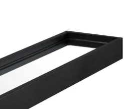 Lustro z półką 70cm czarne