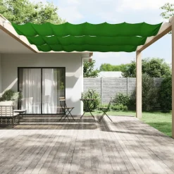 Markiza Pionowa Zielona Żagiel Ogrodowy Zadaszenie Na Ogród 140x420 cm