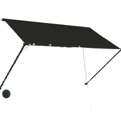 Markiza Tarasowa Balkonowa Ogrodowa Zwijana Zadaszenie LED 250 x 150 cm