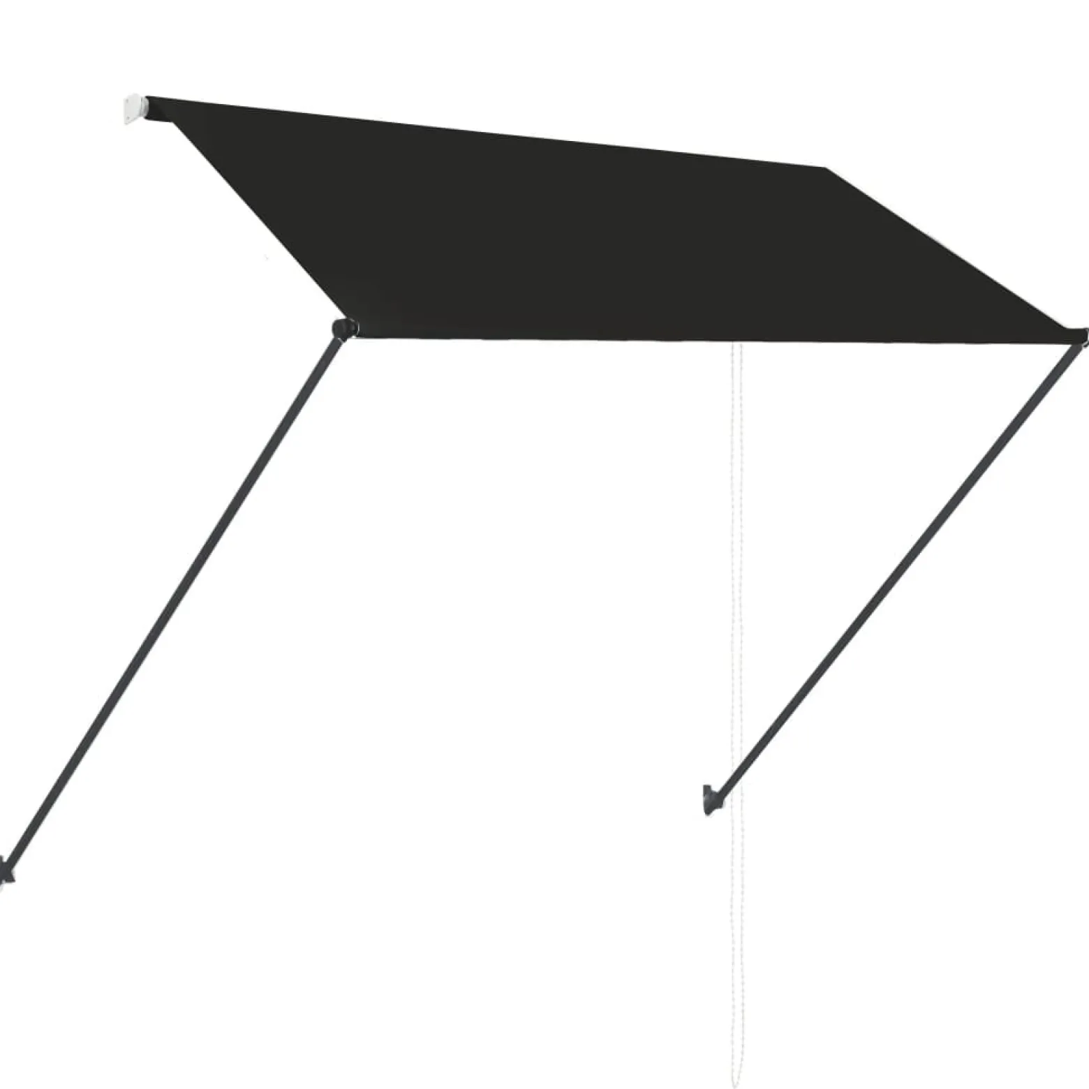Markiza Tarasowa Balkonowa Ogrodowa Zwijana Zadaszenie LED 250 x 150 cm