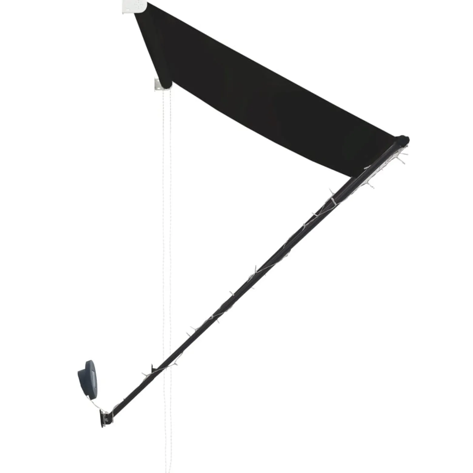 Markiza Tarasowa Balkonowa Ogrodowa Zwijana Zadaszenie LED 250 x 150 cm