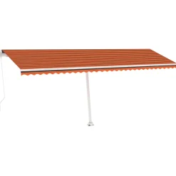 Markiza Tarasowa Balkonowa Ręcznie Zwijana Roleta Zadaszenie LED 600x300 cm
